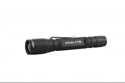 Asalite 3W CREE Lanterna LED cu func?ie de Zoom + 2 buc Baterii Alcaline AA