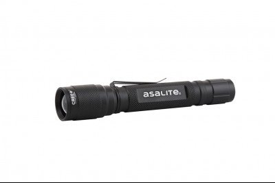 Asalite 3W CREE Lanterna LED cu func?ie de Zoom + 2 buc Baterii Alcaline AA