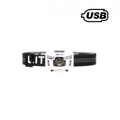 Asalite cu acumlator 3W Lanterna LED frontal? cu senzor (Alb)