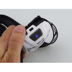 Asalite cu acumlator 3W Lanterna LED frontal? cu senzor (Alb)