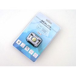 Asalite cu acumlator 3W Lanterna LED frontal? cu senzor (Alb)