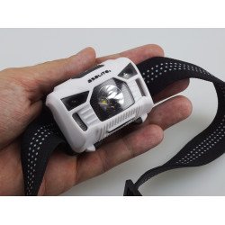 Asalite cu acumlator 3W Lanterna LED frontal? cu senzor (Alb)