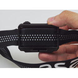 Asalite cu acumlator 3W Lanterna LED frontal? cu senzor (Negru)