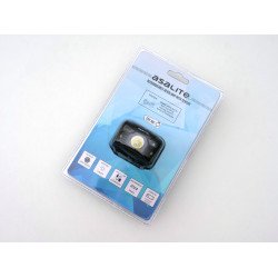 Asalite cu acumlator 3W Lanterna LED frontal? cu senzor (Negru)