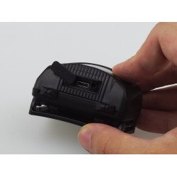 Asalite cu acumlator 3W Lanterna LED frontal? cu senzor (Negru)