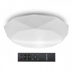 Asalite LED 48W 3-4-6.5K Plafoniera Tip Diamant cu Stele+Telecomanda Liza Plafoniere LED 390354 Asalite