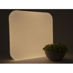 Asalite LED 48W 3-4-6.5K Plafoniera Tip Patrat cu Stele+Telecomanda Liza