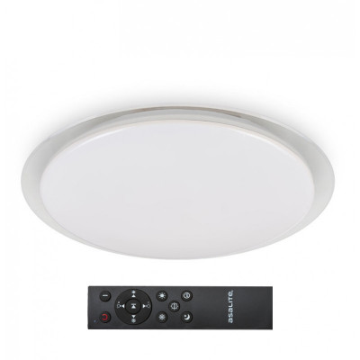 Asalite LED 48W 3-4-6.5K Plafoniera Rotund Opal+Telecomanda Olivia