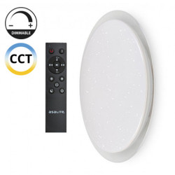 Asalite LED 72W 3-4-6.5K Plafoniera Tip Rotund cu Stele+Telecomanda Emma Plafoniere LED 0 Asalite