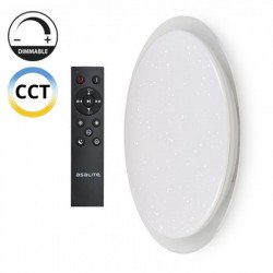 Asalite LED 72W 3-4-6.5K Plafoniera Tip Rotund cu Stele+Telecomanda Emma