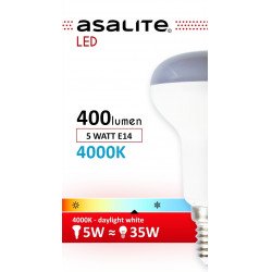 Asalite E14 R50 5W Bec LED 4000K 400 Lumen Becuri LED 390354 Asalite