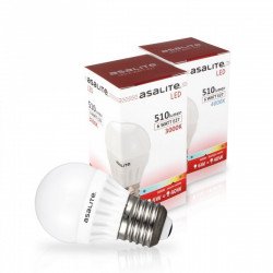 Asalite E27 6W G45 Tip Glob mic 4000K 510 Lumen