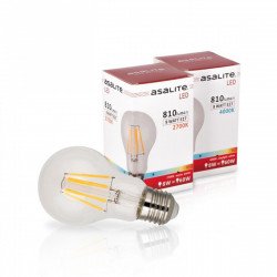 Asalite E27 8W Bec LED cu Filament 4000K 810 Lumen Becuri LED 390354 Asalite