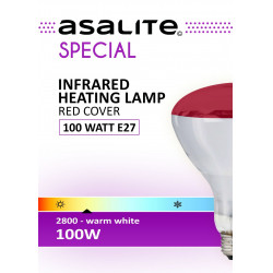 Asalite Infra Bec Rosu 100W E27 Becuri Speciale 390354 Asalite