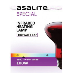 Asalite Infra Bec Rosu 100W E27 G95 Becuri Speciale 390354 Asalite