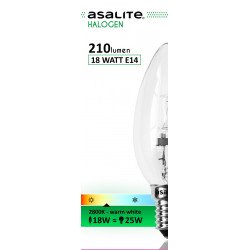 Asalite Bec Halogen 18W E14 C35 390354 Asalite