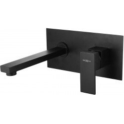 MEXEN  Cube  Baterie lavoar lavoar  incastrat  Negru  - 73115-70 Baterie lavoar 417115 Mexen