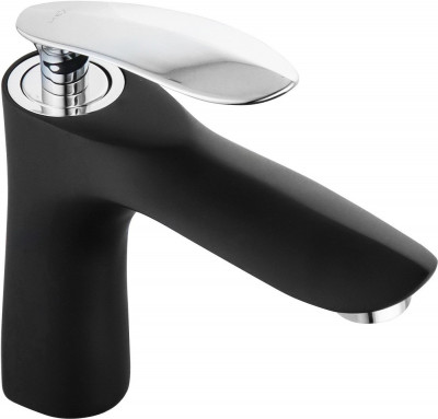 MEXEN  Lily  Baterie lavoar pe sanitare  Negru /chrom - 73600-17