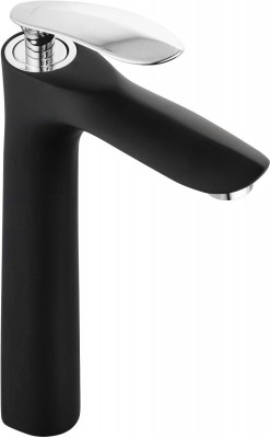 MEXEN  Lily  Baterie lavoar pe blat Negru /chrom - 73610-17