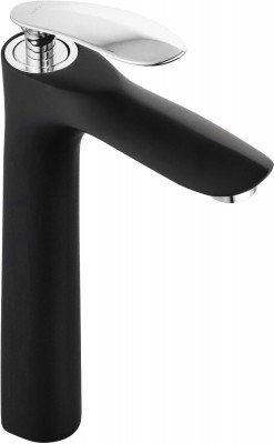 MEXEN  Lily  Baterie lavoar pe blat Negru /chrom - 73610-17