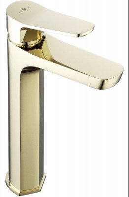 MEXEN  Lerma  Baterie lavoar pe blat gold - 74310-50