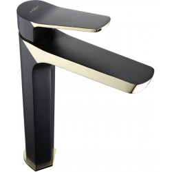 MEXEN  Lerma  Baterie lavoar pe blat Negru/auriu - 74310-57 Baterie lavoar 417115 Mexen