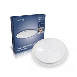 Plafoniera LED Asalite LILY 48W 3000K (4320 lumeni) cu inel rotund/steaua, ASAL0260
