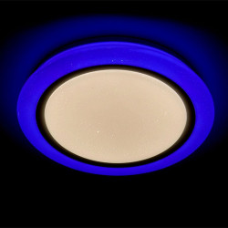 PLAFONIERA LED, ROTUND, 50 W, CU TELECOMANDA, 3500 LM, RGB + CCT, ASAL0245, ASALITE