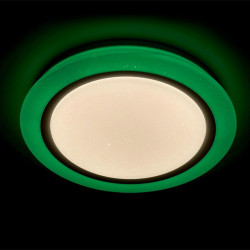 PLAFONIERA LED, ROTUND, 50 W, CU TELECOMANDA, 3500 LM, RGB + CCT, ASAL0245, ASALITE