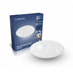 PLAFONIERA LED, ROTUND, 50 W, CU TELECOMANDA, 3500 LM, RGB + CCT, ASAL0245, ASALITE