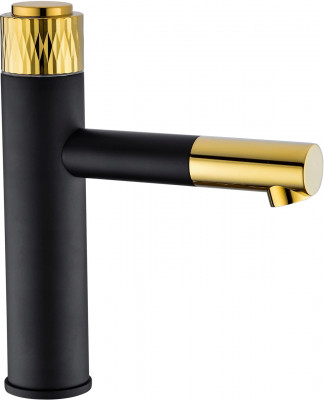 Mexen si amond Baterie lavoar, negru  /Auriu - 71500-75