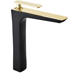 Mexen In dus  Baterie lavoar inalta , negru  /Auriu - 744610-75 Baterie lavoar 467680 Mexen