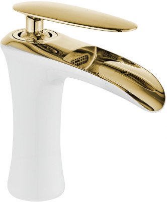 Mexen Lyra Baterie lavoar,alb /Auriu - 745300-25