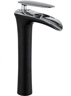 Mexen Lyra Baterie lavoar inalta , negru/chrom - 745310-07