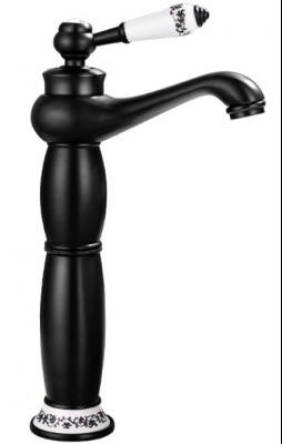 Mexen Draco Baterie lavoar inalta , negru   - 745410-70