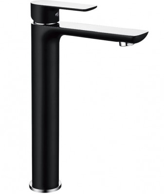 Mexen Alfa Baterie lavoar inalta , negru  /chrom - 745710-71