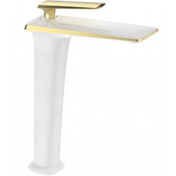 Mexen Purus Baterie lavoar inalta ,alb /Auriu - 745810-25 Baterie lavoar 467680 Mexen