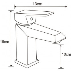 Mexen si la Baterie lavoar, negru   - 746800-70