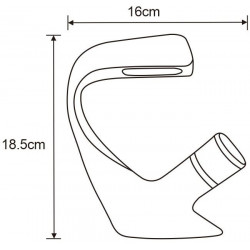 Mexen Cardo Baterie lavoar, auriu- 747200-50
