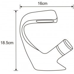 Mexen Cardo Baterie lavoar, auriu- 747200-50