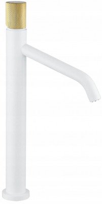 Mexen Rumba Baterie lavoar inalta ,Alb /Auriu - 73511-25