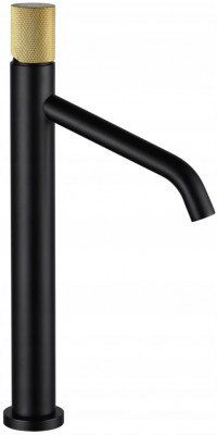 Mexen Rumba Baterie lavoar inalta , negru  /Auriu - 73511-75
