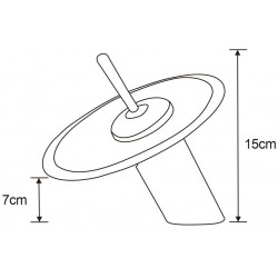 Mexen si agara Baterie lavoar, auriu- 745600-57