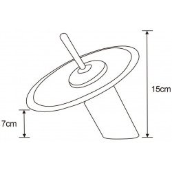 Mexen si agara Baterie lavoar, negru   - 745600-77