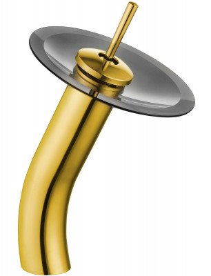 Mexen si agara Baterie lavoar inalta , auriu- 745610-57