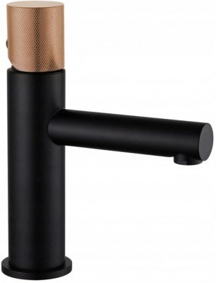 Mexen Elba One Baterie lavoar, negru   / rose auriu- 74101-76