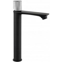 Mexen Royo One Baterie lavoar inalta , negru  /chrom - 72211-77