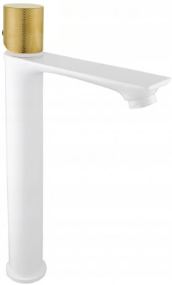 Mexen Royo One Baterie lavoar inalta ,Alb /Auriu - 72211-25