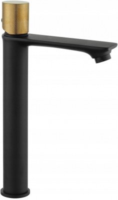 Mexen Royo One Baterie lavoar inalta , negru  /Auriu - 72211-75