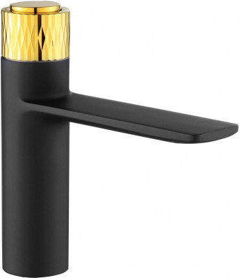 Mexen Zero+ Baterie lavoar, negru  /Auriu - 71600-75